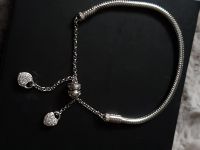 Armband Silber mit 2 Herzen schlicht Niedersachsen - Wollershausen Vorschau