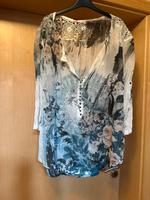 Pink Cherry Made in Italy Tunika Bluse Blumig Petrol 38 40 42 NEU Nordrhein-Westfalen - Minden Vorschau