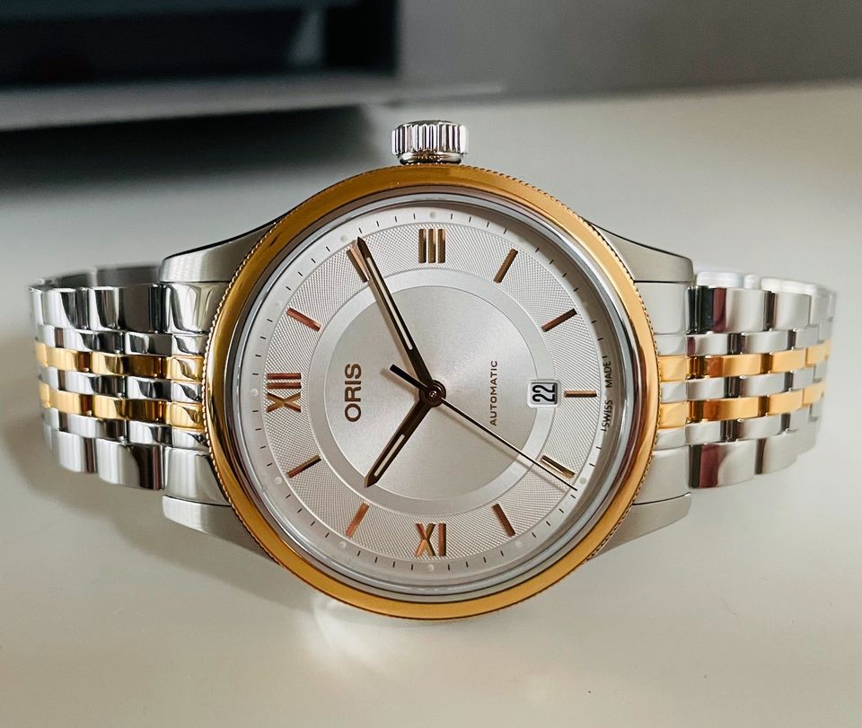 Oris Classic Date 42mm Roségold-PVD beschichtet ungetragen 2023 in Castrop-Rauxel