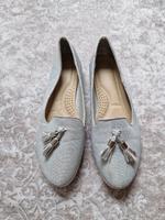 Vintage Slipper Ballerinas Silber 37 Bayern - Erlenbach am Main  Vorschau