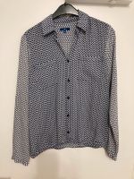 Weiss-blaue, langärmelige Bluse von Tom Tailor in Größe 36 München - Maxvorstadt Vorschau