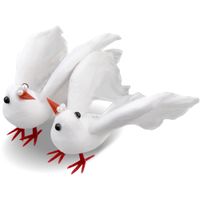 Taubenpaar weiß ca. 9 cm Hochzeitstaubenpaar Niedersachsen - Bockhorn Vorschau