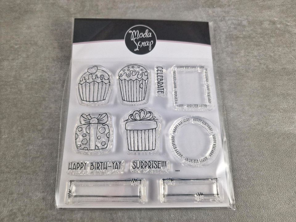 Clear Stamps Moda Scrap Stempel für Scrapbooking Basteln NEU in Ehingen (Donau)