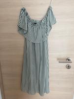 Hallhuber schulterfreies Kleid Gr. S Mint/weiss gestreift Baden-Württemberg - Staig Vorschau