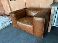 Westwing XXL Sessel Sofa Echtleder Bayern - Aschaffenburg Vorschau