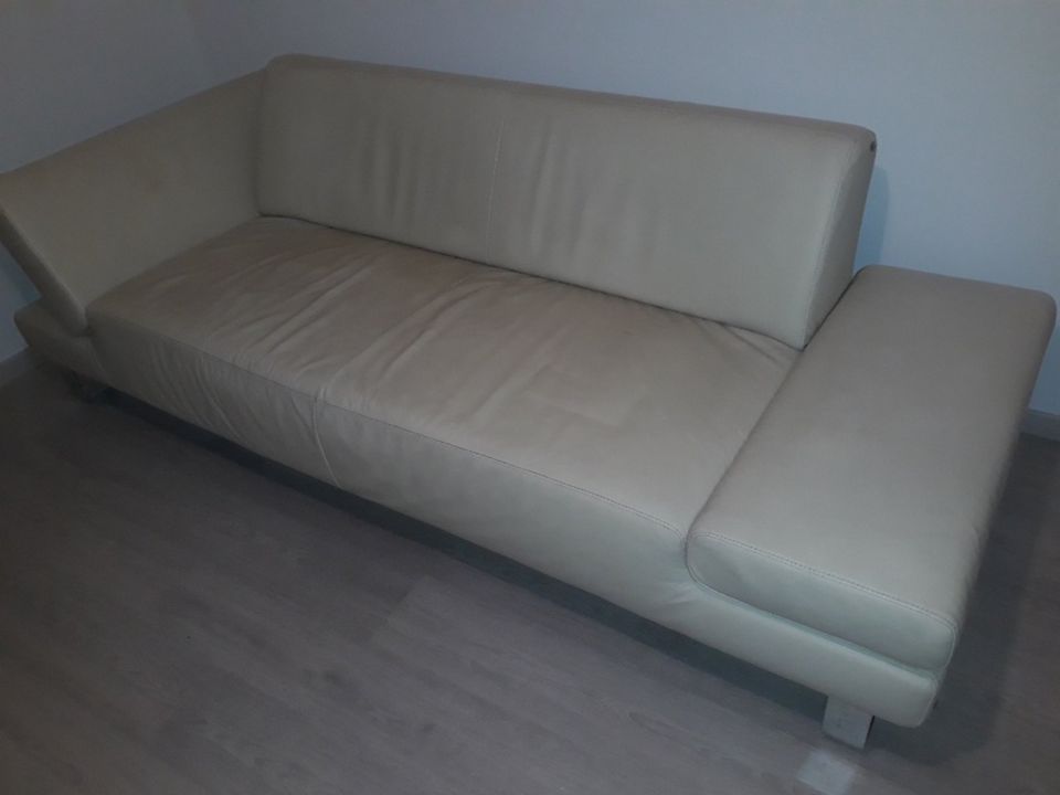 Ledercouch Marke Koinor/Farbe beige/ in Regensburg