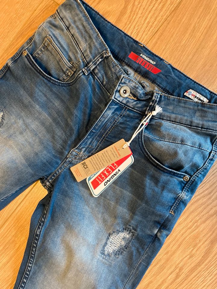 VINGINO Jeans Flex Fit skinny Gr. 158 neuwertig in Urbach