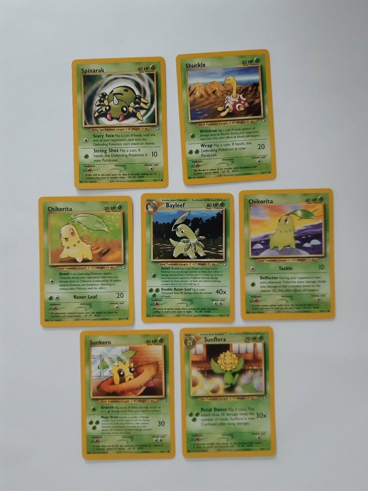 Pokemon Neo Genesis Karten Pokemonkarten englisch holo alt foil in Frankfurt am Main