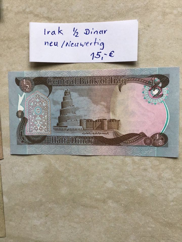 Verschiedene alte Banknoten, den Rest den ich noch habe in Kamp-Lintfort