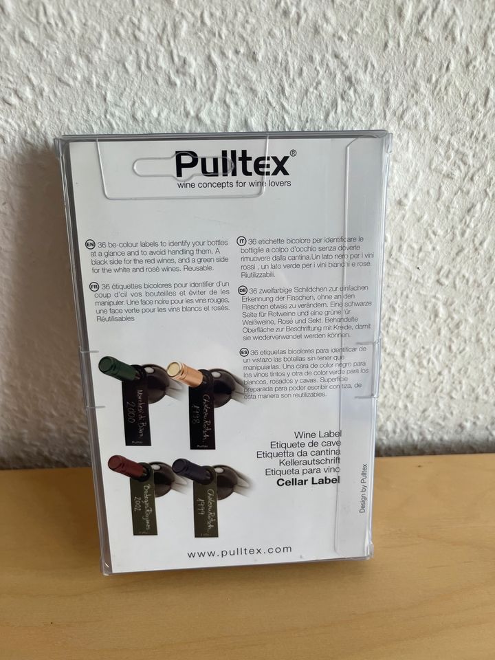 Pulltex Weinlabel Wein-Etiketten ***neu*** in Leinfelden-Echterdingen