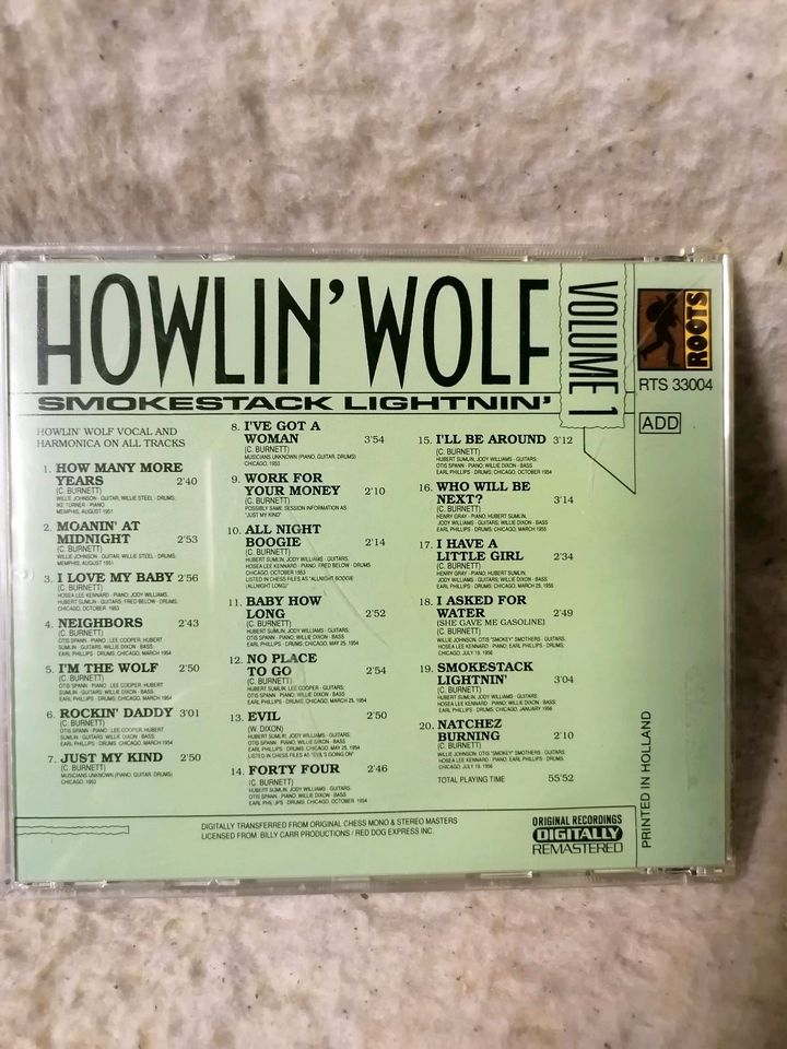 Howlin Wolf Volume 1   Smokestack lightnin in Itzehoe