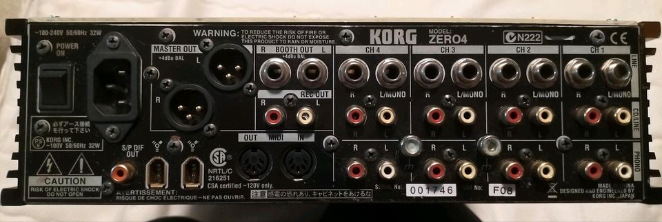 Korg Zero 4 Live Control 4-CH Mixer in Suhl