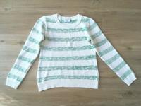 GINA BENOTTI gestreifter Strickpullover, Grün-Weiß, Gr. S (36/38) Nordrhein-Westfalen - Witten Vorschau
