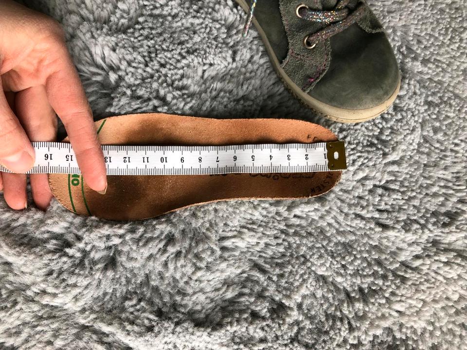 Pepino 24 Lederschuhe Halbschuhe grau pink Leder Übergang in Rednitzhembach