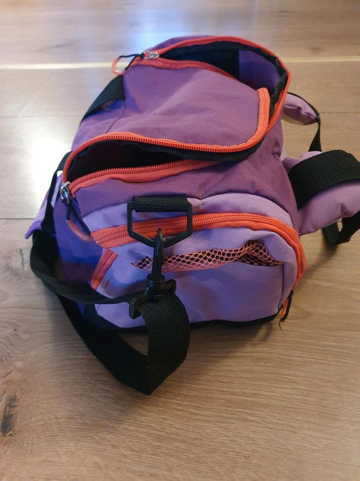 Kindersporttasche Bärchen lila Tragegriff in Dorsten
