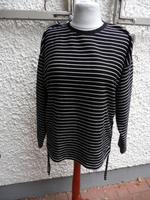 Laura Torelli Shirt Pullover 46/48 schwarz weiß Streifen Bayern - Landshut Vorschau