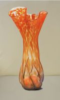 Große Vase aus Glas 42cm Essen - Bredeney Vorschau