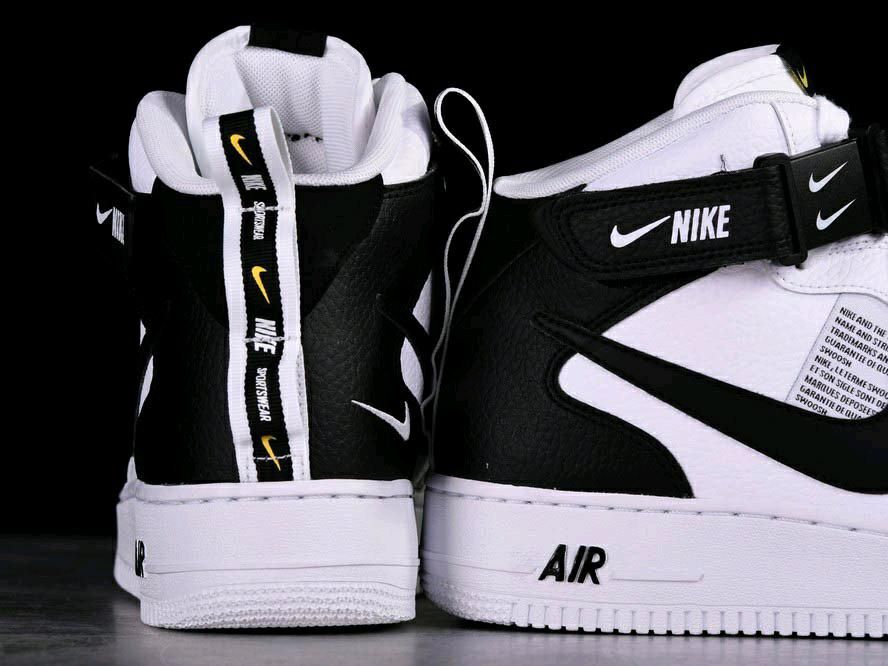 NIKE AIR FORCE 1 MID 07 LV 08 UTILITY WHITE TOP