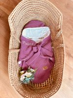 Baby Einschlagdecke handmade Puckdecke Geburt Geschenk mit Namen Rheinland-Pfalz - Mainz Vorschau