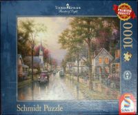 58441 Schmidt 1000 Teile Puzzle Thomas Kinkade - Hometown Morning Kreis Pinneberg - Elmshorn Vorschau