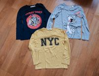 Langarmshirts 3x H&M 122/128 Paket Looney Tunes Thüringen - Hildburghausen Vorschau