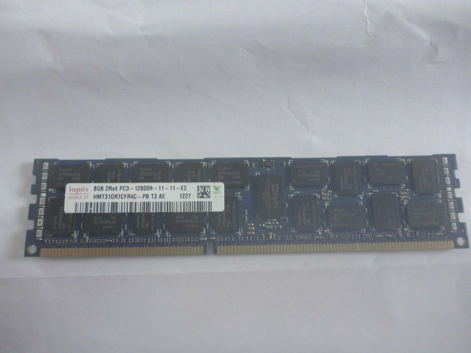 8 GB HINIX 2R x 4  PC3-12800 R  Arbeitsspeicher in Ratingen