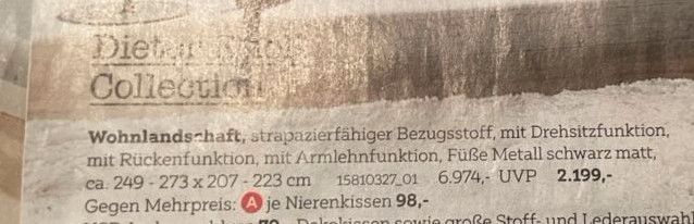 FAST NEU modernes gemütliches Sofa wegen UMZUG zu verkaufen in Erlangen