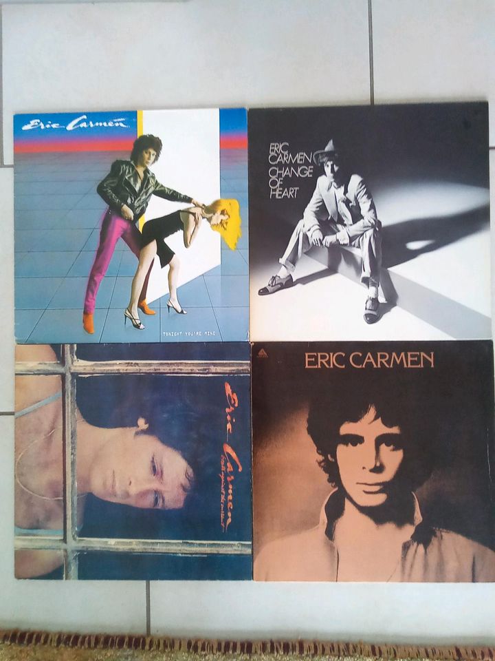 Eric Carmen: 4 Solo-LPs (mit "All By Myself" u.a.) in Ratingen