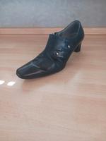 schwarze Halbschuhe mit Absatz Saarland - Eppelborn Vorschau