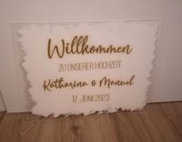 Hochzeit Schild Willkommensschild Deko Hochzeitsdeko Boho Empfang Lingen (Ems) - Holthausen Vorschau