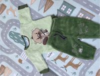 Baby Zweiteiler Hose Pulli flauschig grün Khaki 56 Baden-Württemberg - Tauberbischofsheim Vorschau