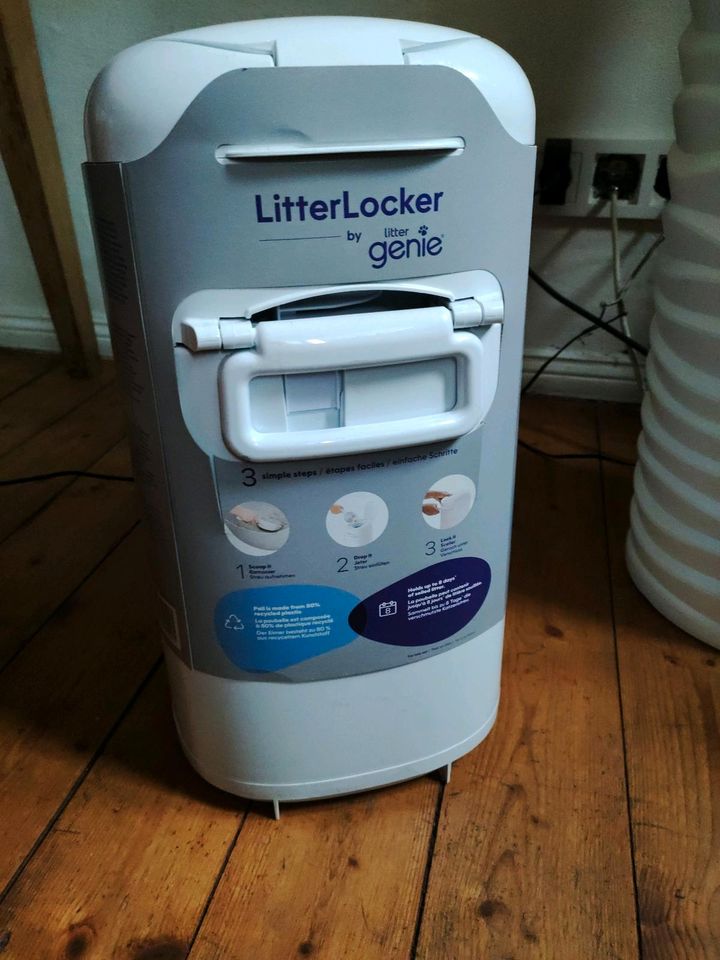 LitterLocker Genie Katzentoilette Windeleimer in Zickeritz