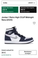 Nike Jordan 1 High Midnight Navy Größe 45 Nordrhein-Westfalen - Brüggen Vorschau