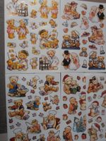 Teddybären Sticker, Aufkleber 5x A4 Bogen große Motive Niedersachsen - Werlte  Vorschau