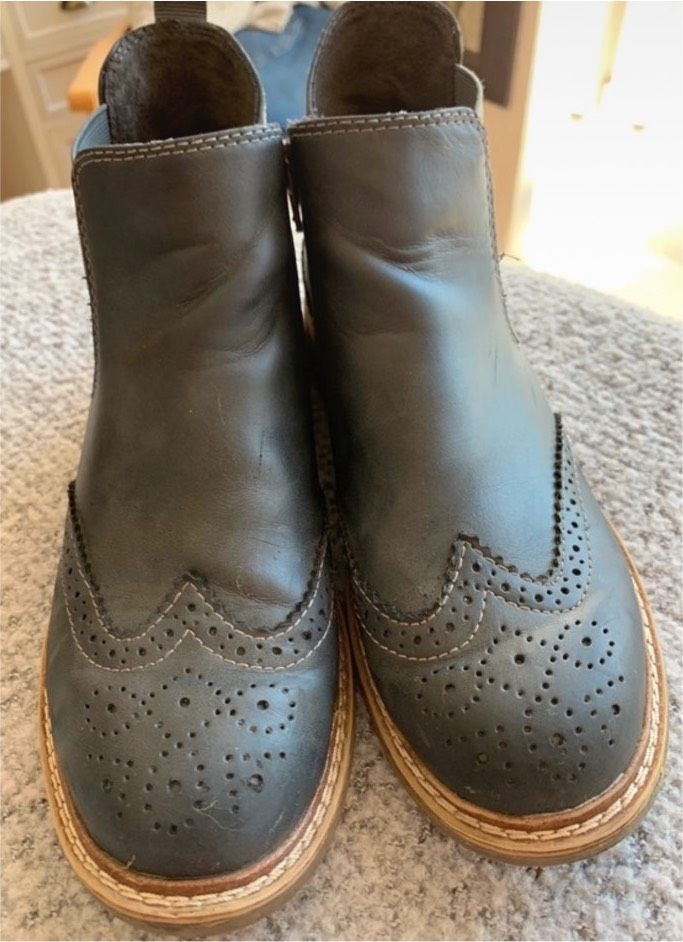 S.oliver Boots Chelsea grau top Stiefeletten 38 Stiefel Leder ? in Dietzenbach