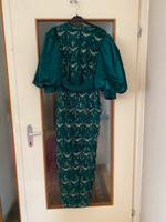 Schönes Wadenlanges Kleid in Grün mit Fransen und Pailletten Hessen - Bad Vilbel Vorschau