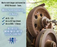 Maschinenbediener (m/w/d) ✔️ in Riesa ✔️ ab 15,- €/h ✔️ Sachsen - Riesa Vorschau