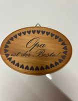 Opa ist der Beste Schild Holz Geschenk Großeltern Nordrhein-Westfalen - Mettingen Vorschau