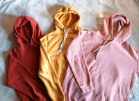 3 Hoodies rot gelb rosa Nordrhein-Westfalen - Stolberg (Rhld) Vorschau