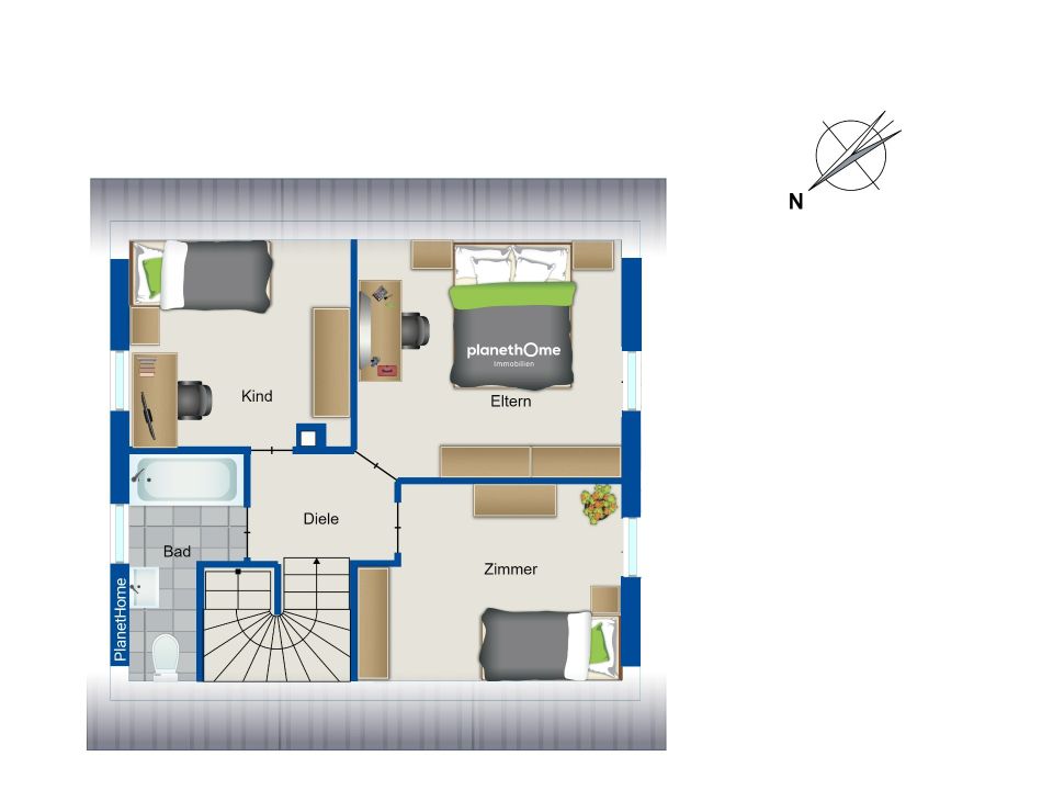 Einfamilienhaus mit großem Grundstück in beliebter Lage von Gröbenzell in Gröbenzell