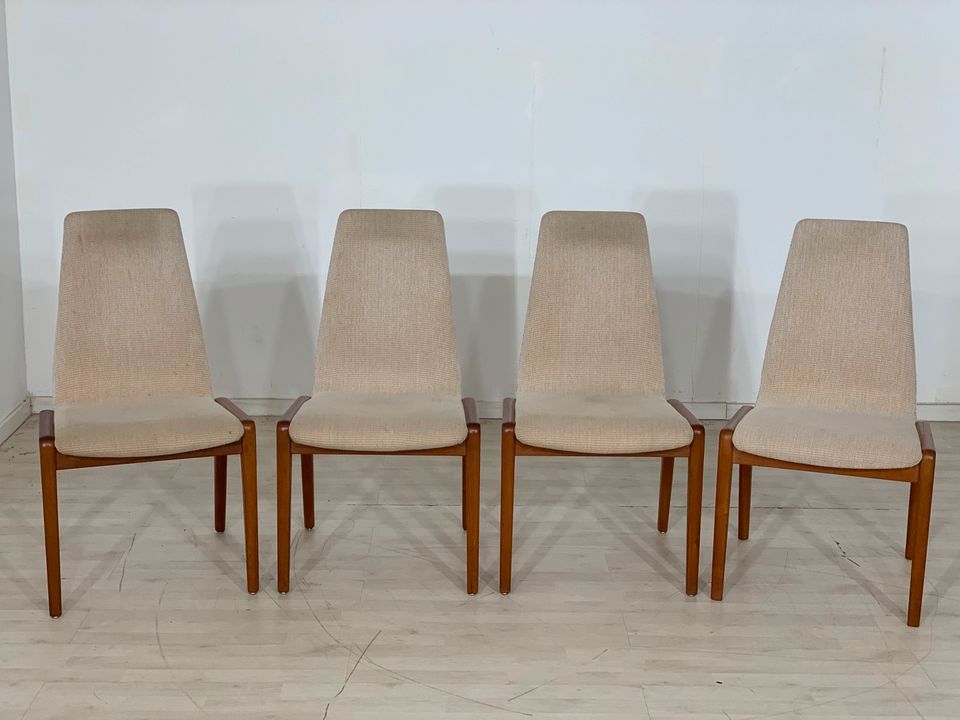 4x DANISH TEAK SCHOU ANDERSEN STÜHLE ESSSTUHL STUHL VINTAGE in Berlin