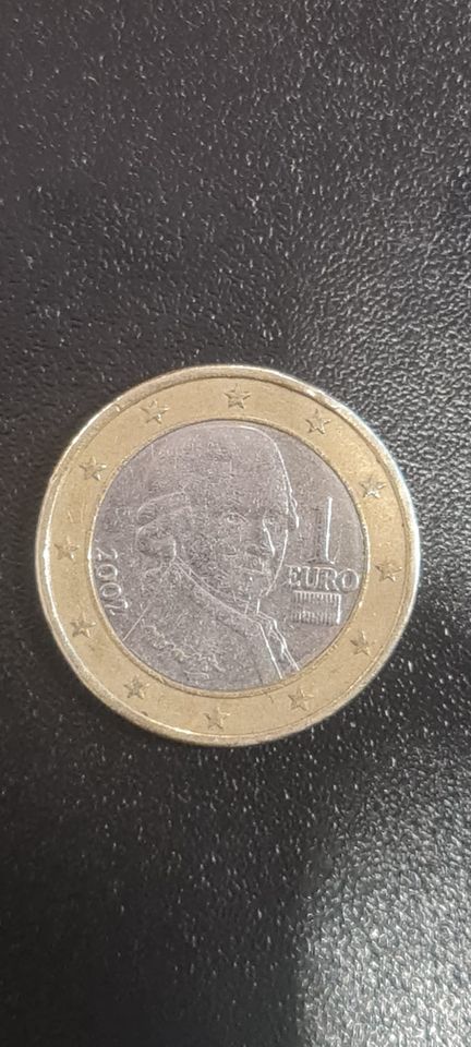 1 Euro Münze Österreich 2002 Mozart in Kamen