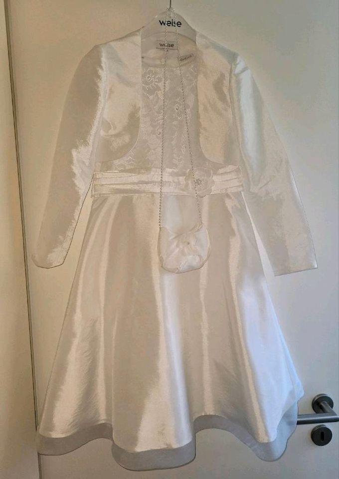 Wunderschönes Kommunionkleid, Hochzeit Blumenkind Gr 134 3 Teilig in Steinfurt