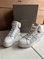 Gant ~ Avona ~ Schuhe ~ 38 ~ Leder ~ grau/weiß Dortmund - Lütgendortmund Vorschau
