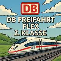 DB Bahn Freifahrt Flex Hin- und Rückfahrt 2. Klasse - bis 06.2026 Bielefeld - Bielefeld (Innenstadt) Vorschau