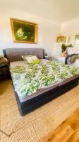 Boxspringbett 180 x 200 Bettkasten und Topper grau schwarz Rheinland-Pfalz - Mutterstadt Vorschau