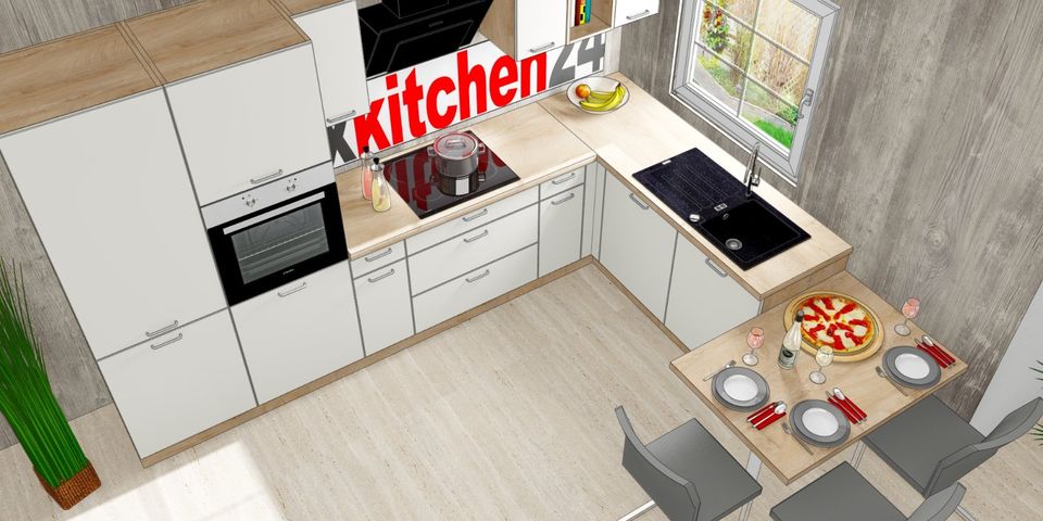 Küche / Einbauküche, 3250x2540x1100, individuell änderbar [ID.31] in Osnabrück