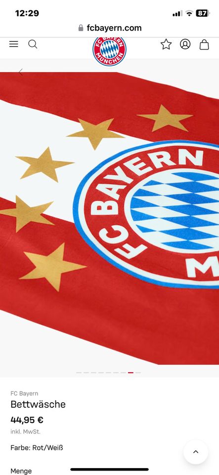 Fc Bayern Bettwäsche Neu verpackt in Zeilarn