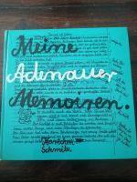 BUCH - Meine Adenauer Memoiren - gebunden Nordrhein-Westfalen - Rheinbach Vorschau