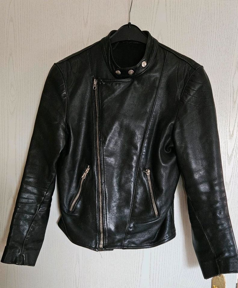 Lederjacke Veddel oldschool 80er vintage in Sande